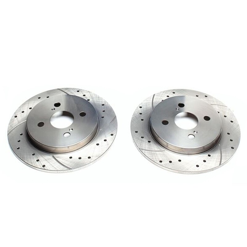 2X Dischi Sportivi Posteriori Aston Martin Cygnet / Toyota IQ / Yaris