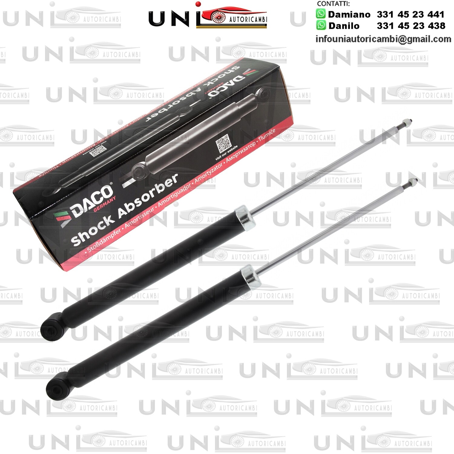 2X Ammortizzatore Anteriore Rinforzati a Gas FORD FIESTA MAZDA 2