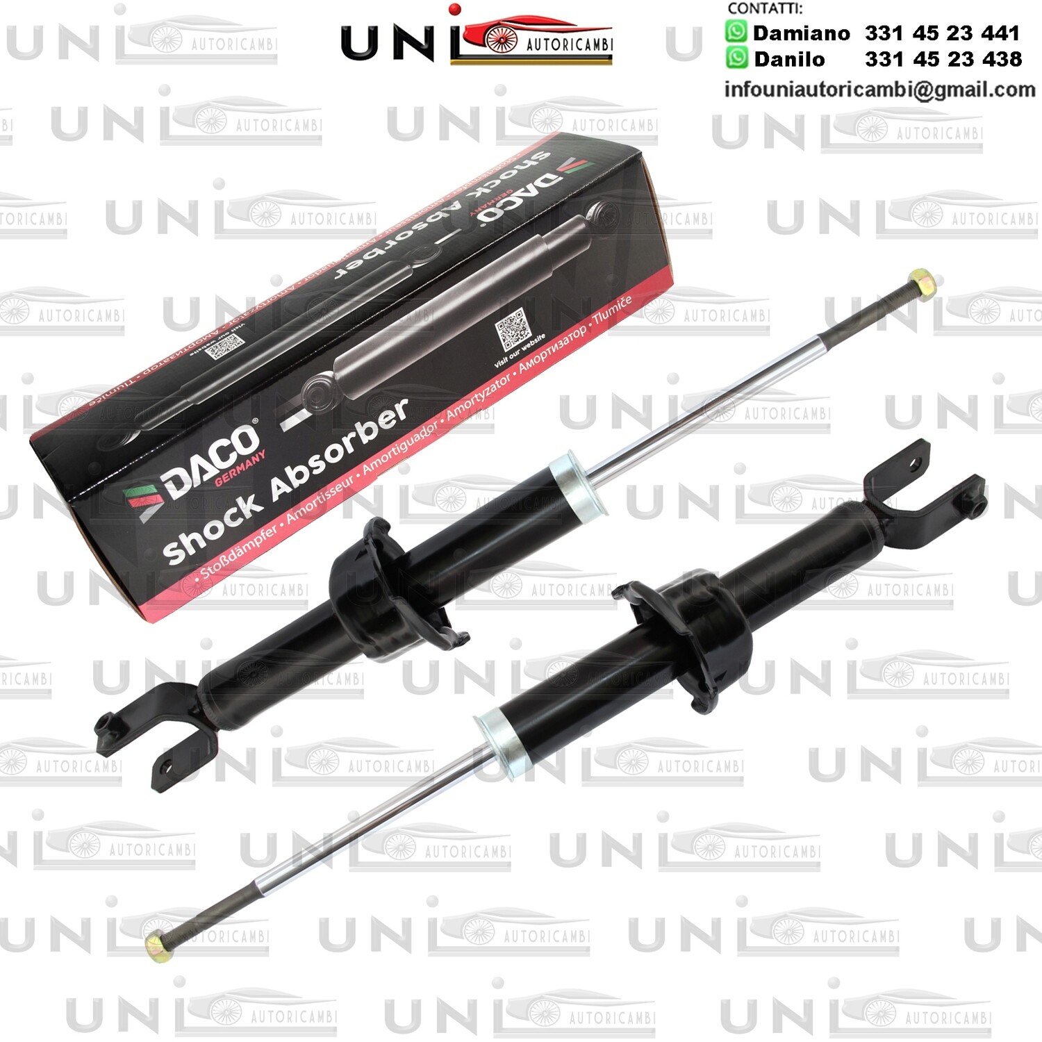 2x Ammortizzatore Anteriore Rinforzati a Gas HONDA CIVIC VI