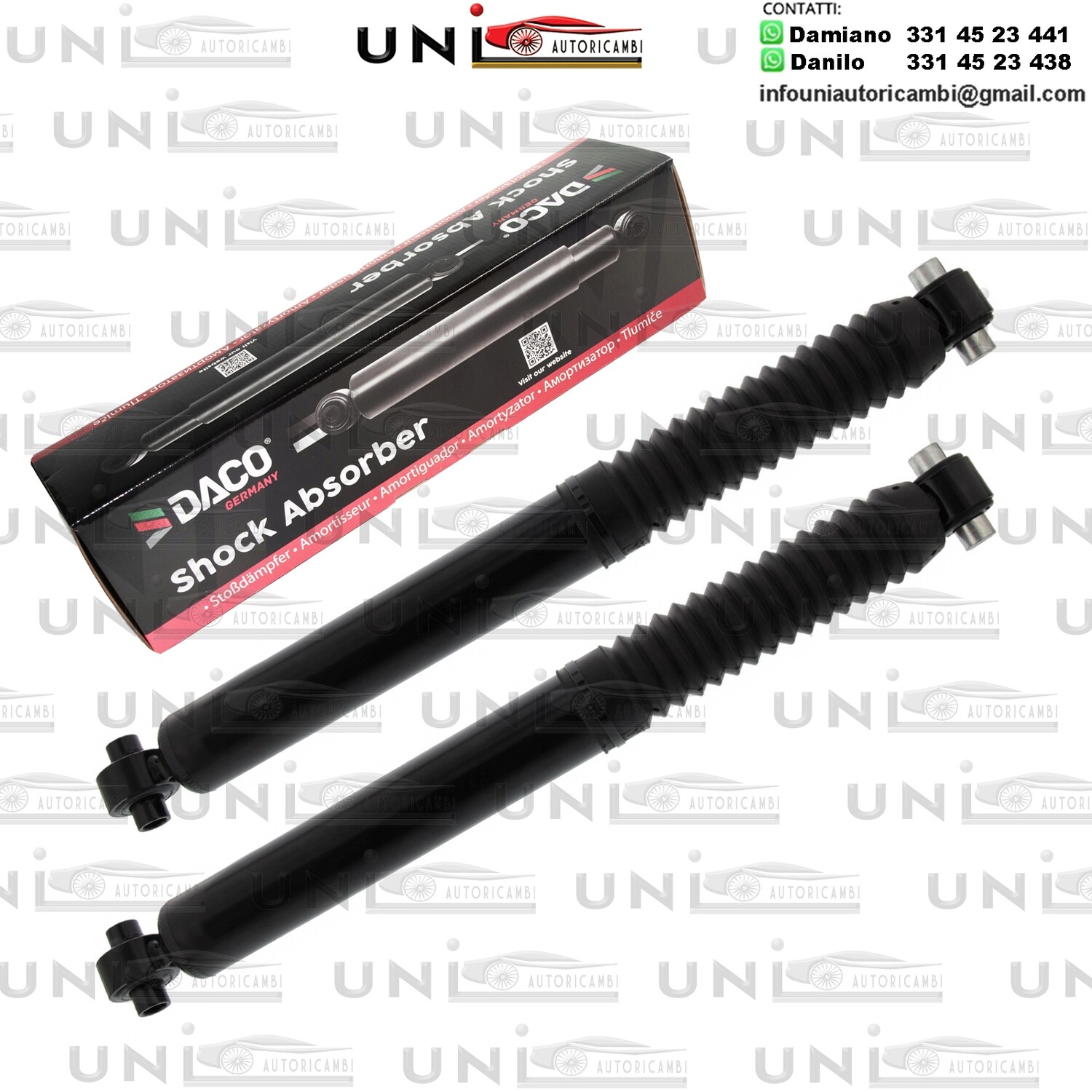 2X Ammortizzatore Anteriore Rinforzati a Gas CITROEN C3 PEUGEOT 207