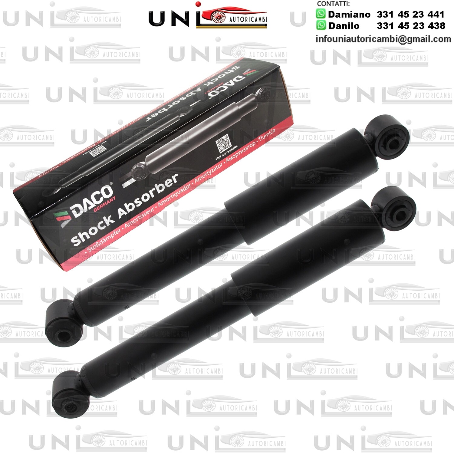 2X Ammortizzatore Anteriore Rinforzati a Gas FIAT 500 FORD KA