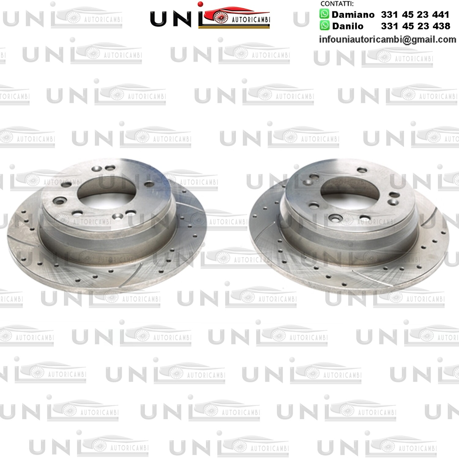 2X Dischi Sportivi Posteriori Hyundai i30 / iX35 / Kia Ceed / Pro Ceed / Sportage