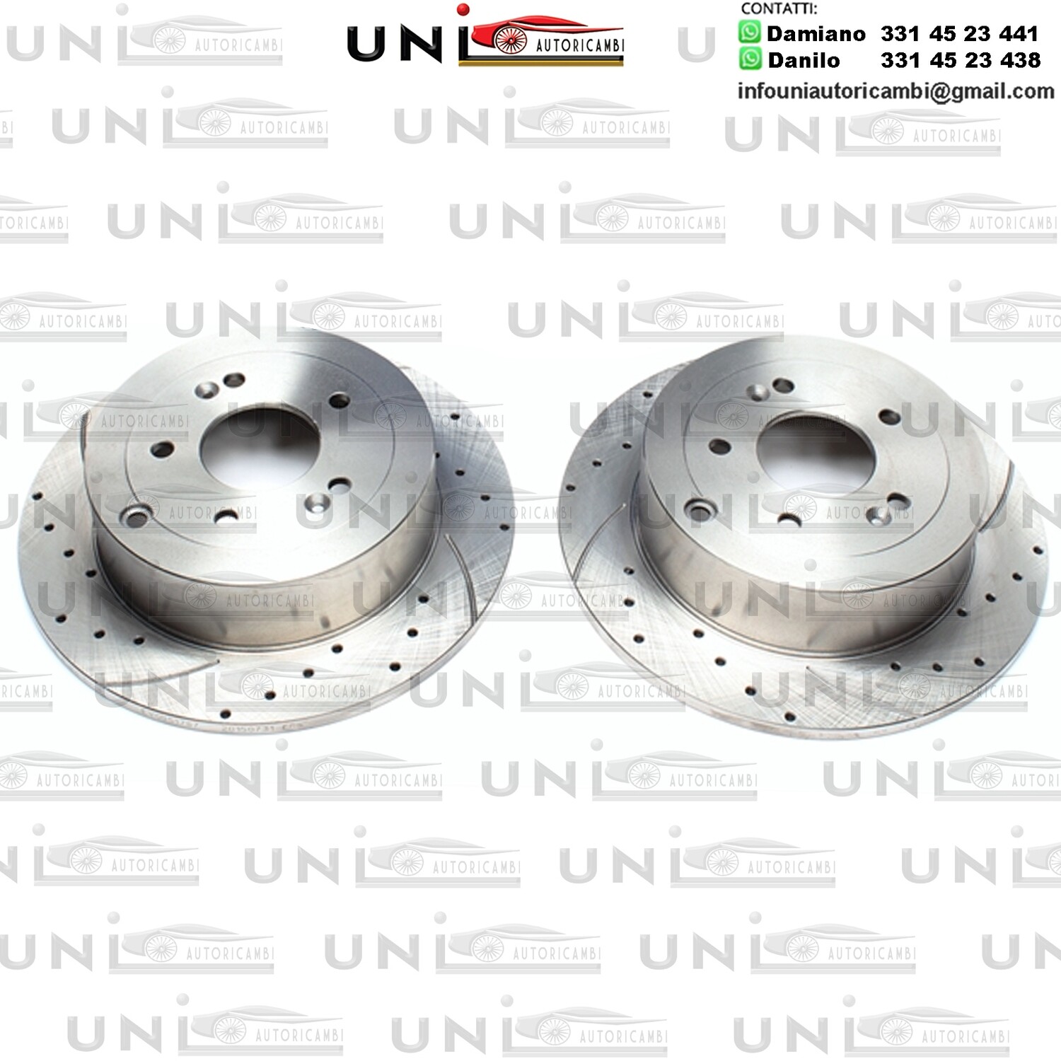 2X Dischi Sportivi Posteriori Hyundai Santa Fé II+III