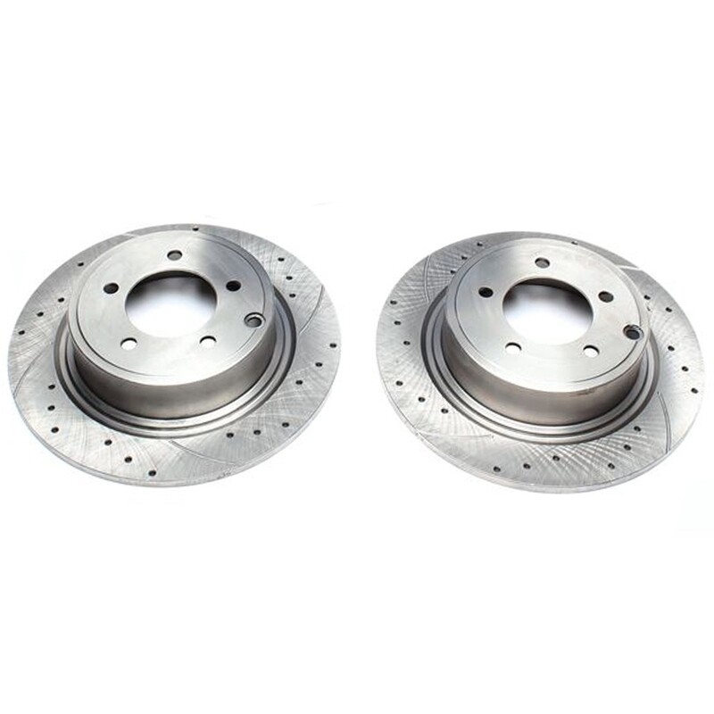 2X Dischi Sportivi Posteriori Chrysler Sebring Cabriolet / Jeep Compass / Patriot / Lancia Flavia Cabriolet