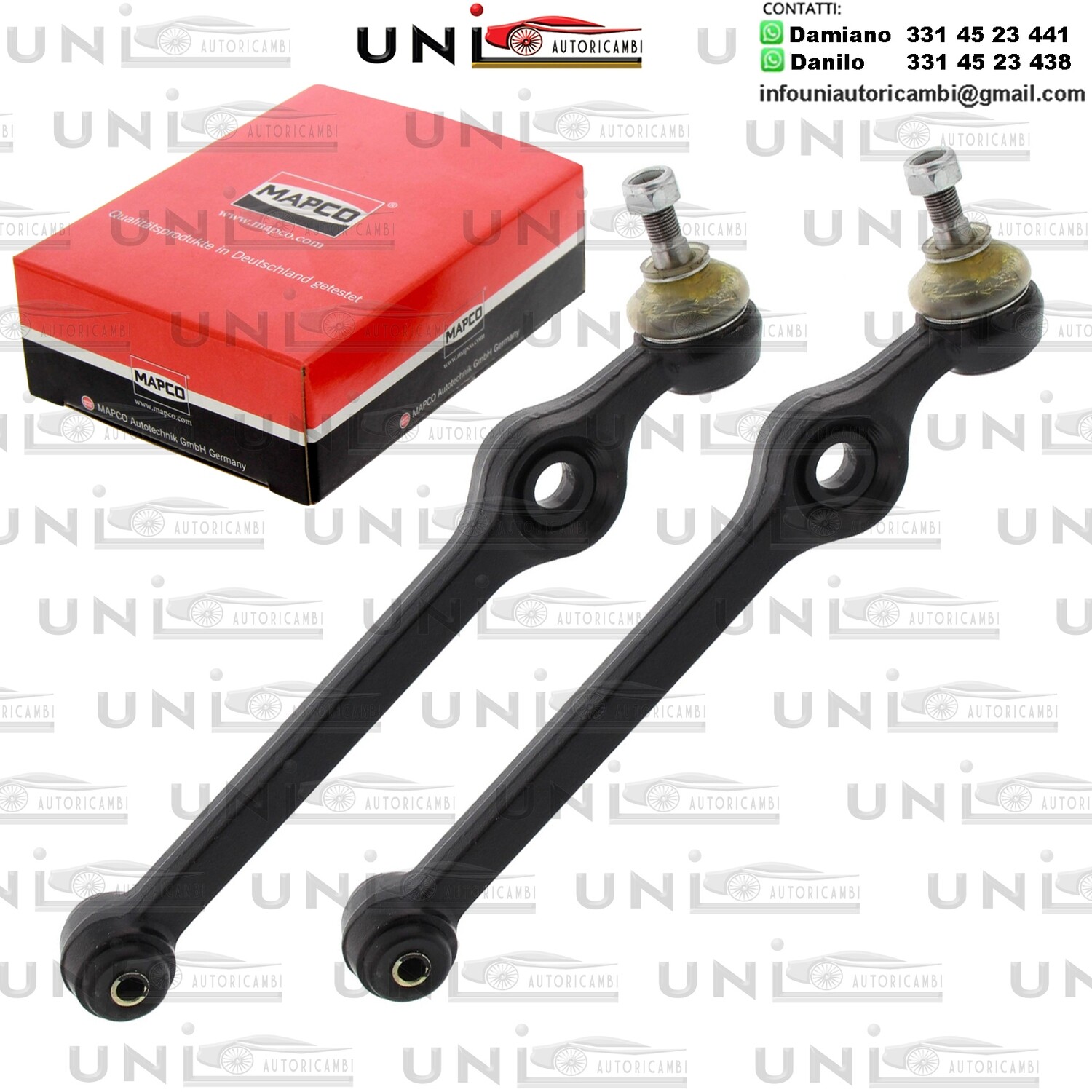 2X Braccio oscillante Assale anteriori bilaterale Rinforzati ABARTH RITMO / FIAT REGATA / SEAT IBIZA I, MALAGA / ZASTAVA YUGO