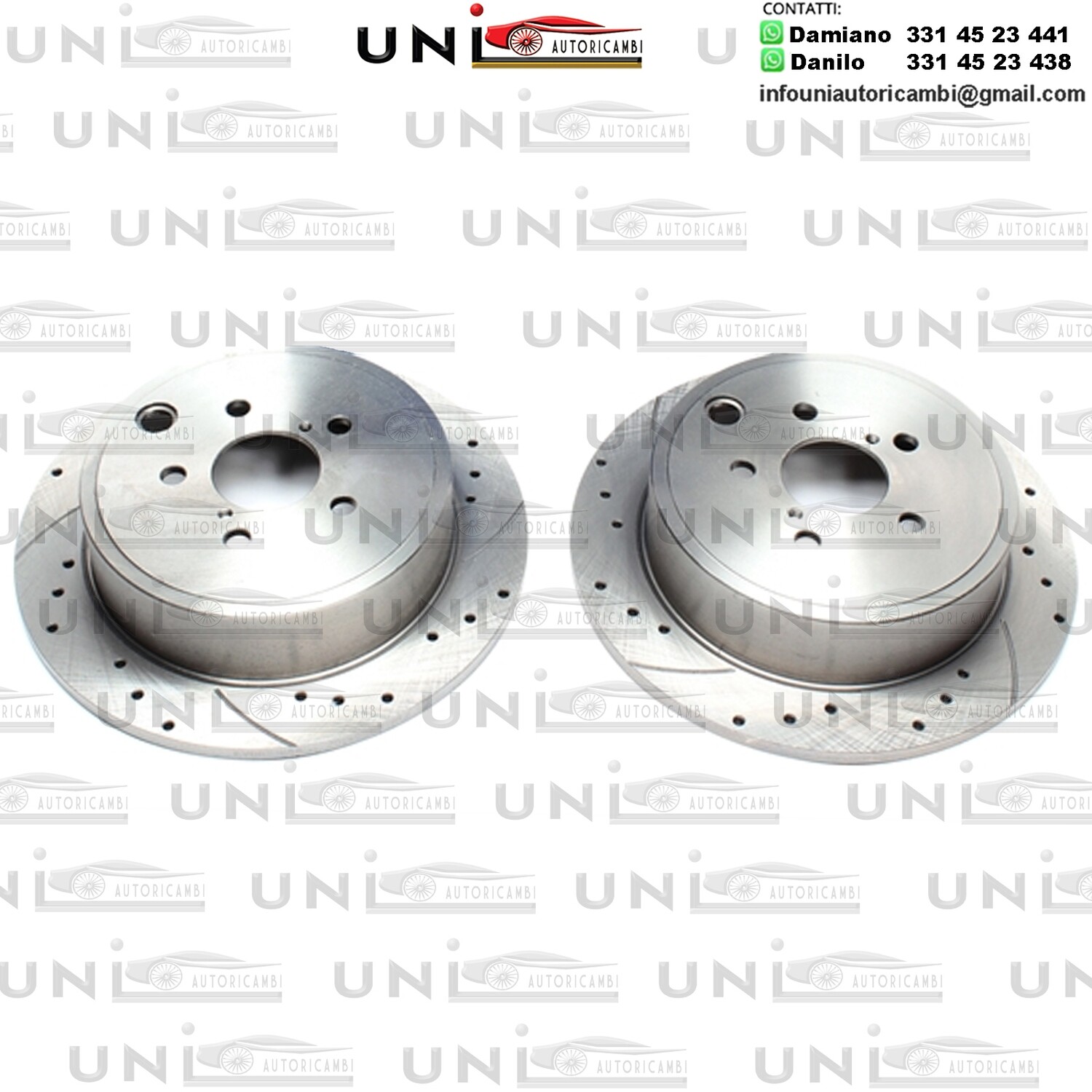 2X Dischi Sportivi Posteriori Baffati Forati Subaru BRZ / Forester/ Impreza Schrägheck / Legacy V/Legacy V SW / Outback