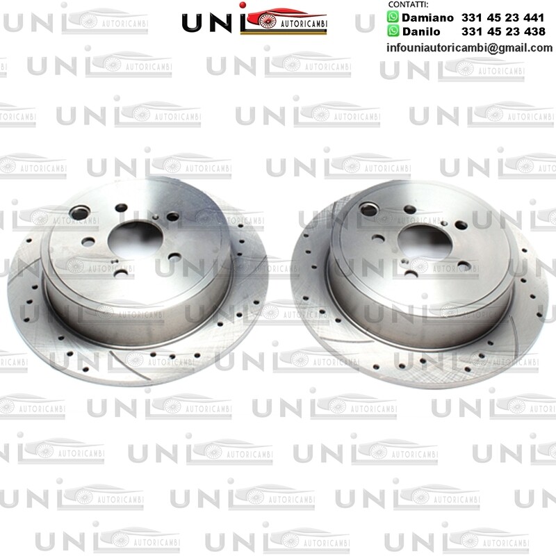 2X Dischi Sportivi Posteriori Baffati Forati Subaru BRZ / Forester/ Impreza Schrägheck / Legacy V/Legacy V SW / Outback