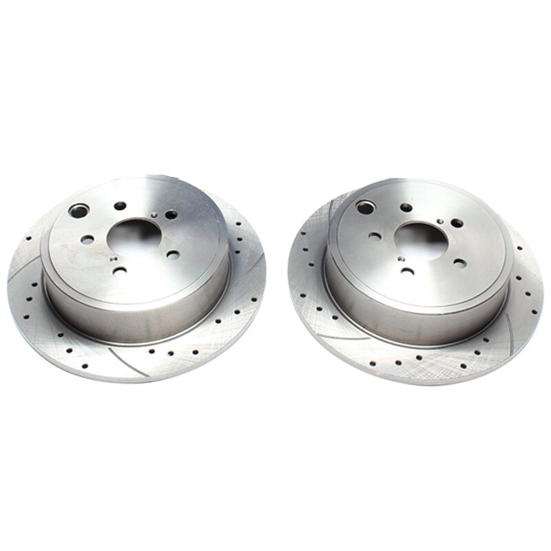 2X Dischi Sportivi Posteriori Baffati Forati Subaru BRZ / Forester/ Impreza Schrägheck / Legacy V/Legacy V SW / Outback