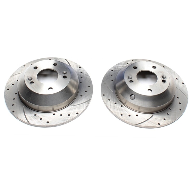 2X Dischi Sportivi Posteriori Hyundai Santa Fe II / Santa Fee III / Grand Santa Fe / Kia Sorento II
