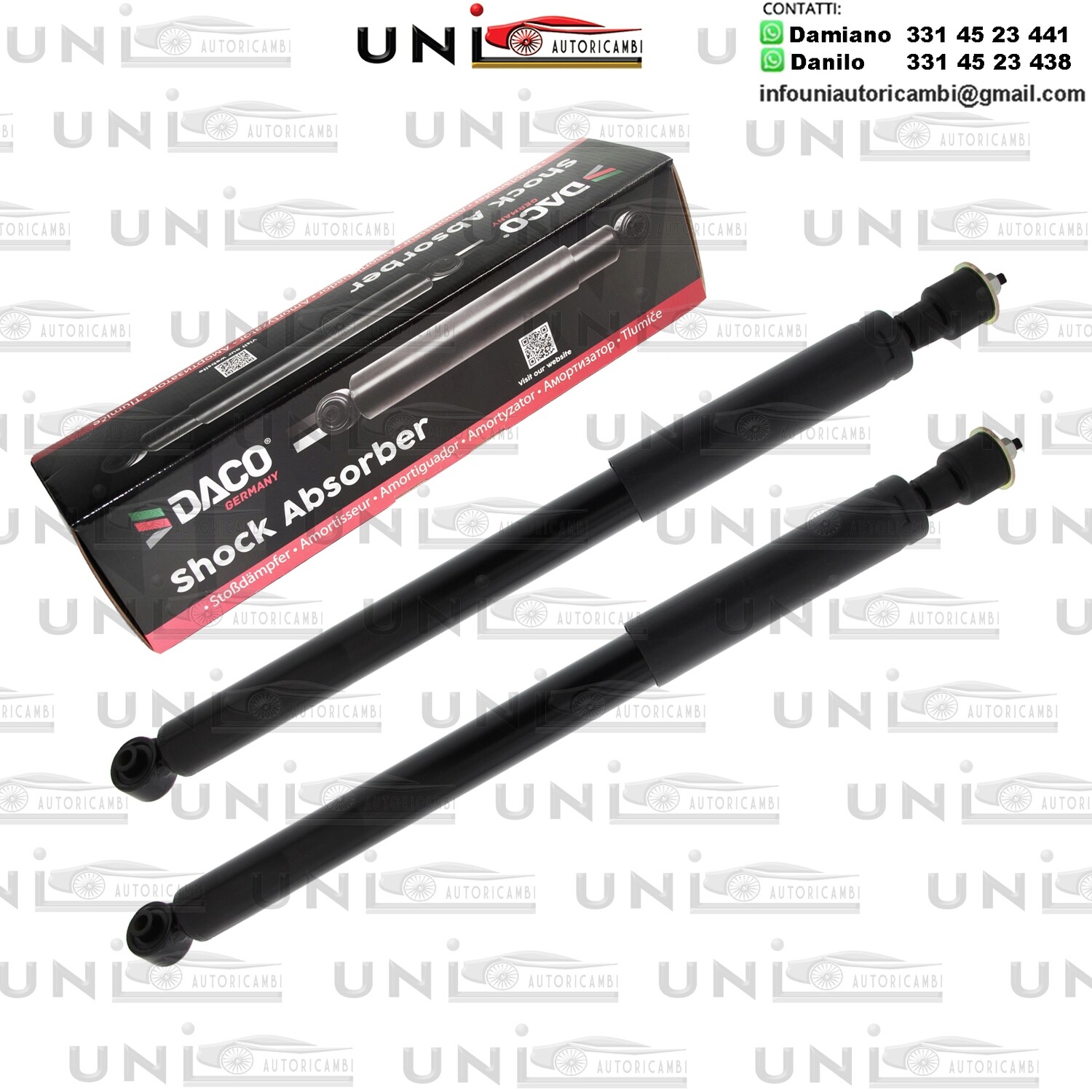 2X Ammortizzatore Anteriore Rinforzati a Gas MERCEDES CLK