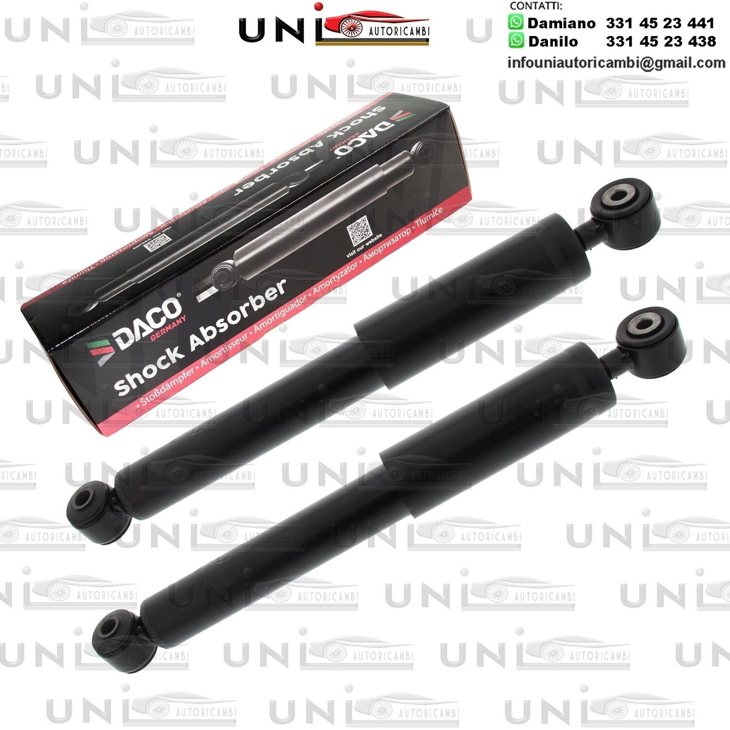 2X Ammortizzatore Anteriore Rinforzato a Gas FIAT PUNTO LANCIA YPSILON