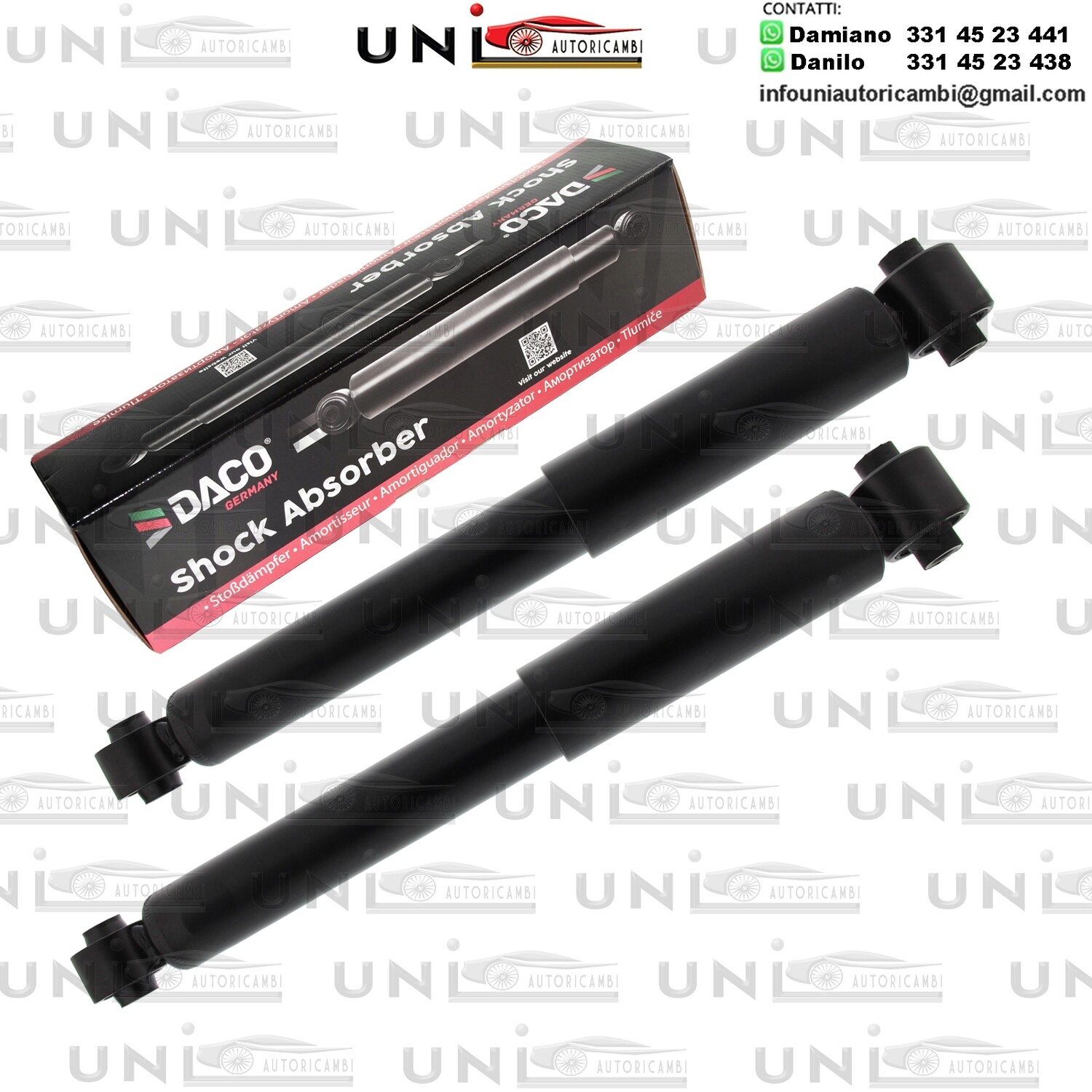 2X Ammortizzatore Anteriore Rinforzati a Gas NISSAN DUALIS / QASHQAI