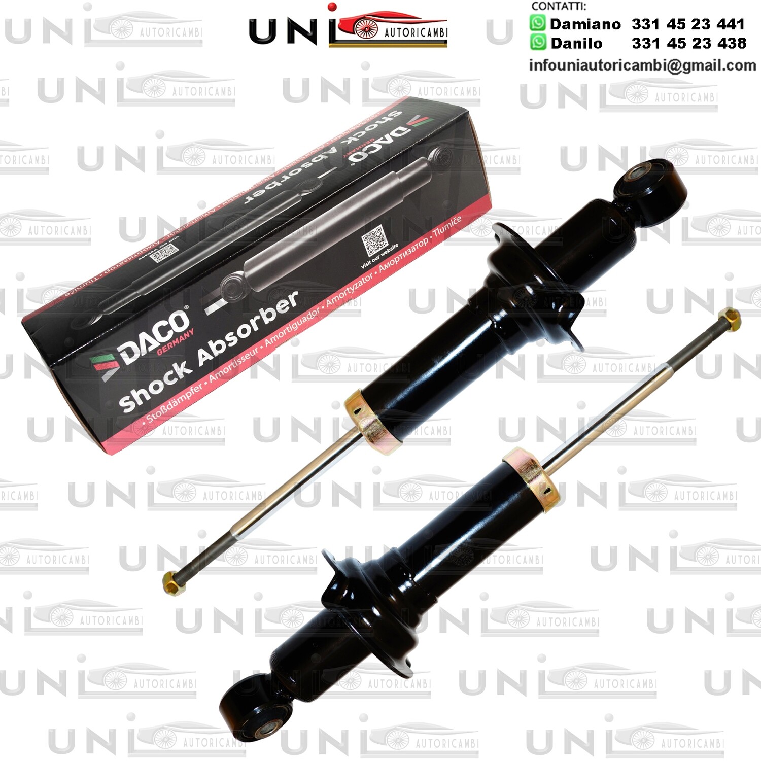 2X Ammortizzatore Anteriore Rinforzati a Gas HONDA CIVIC VII