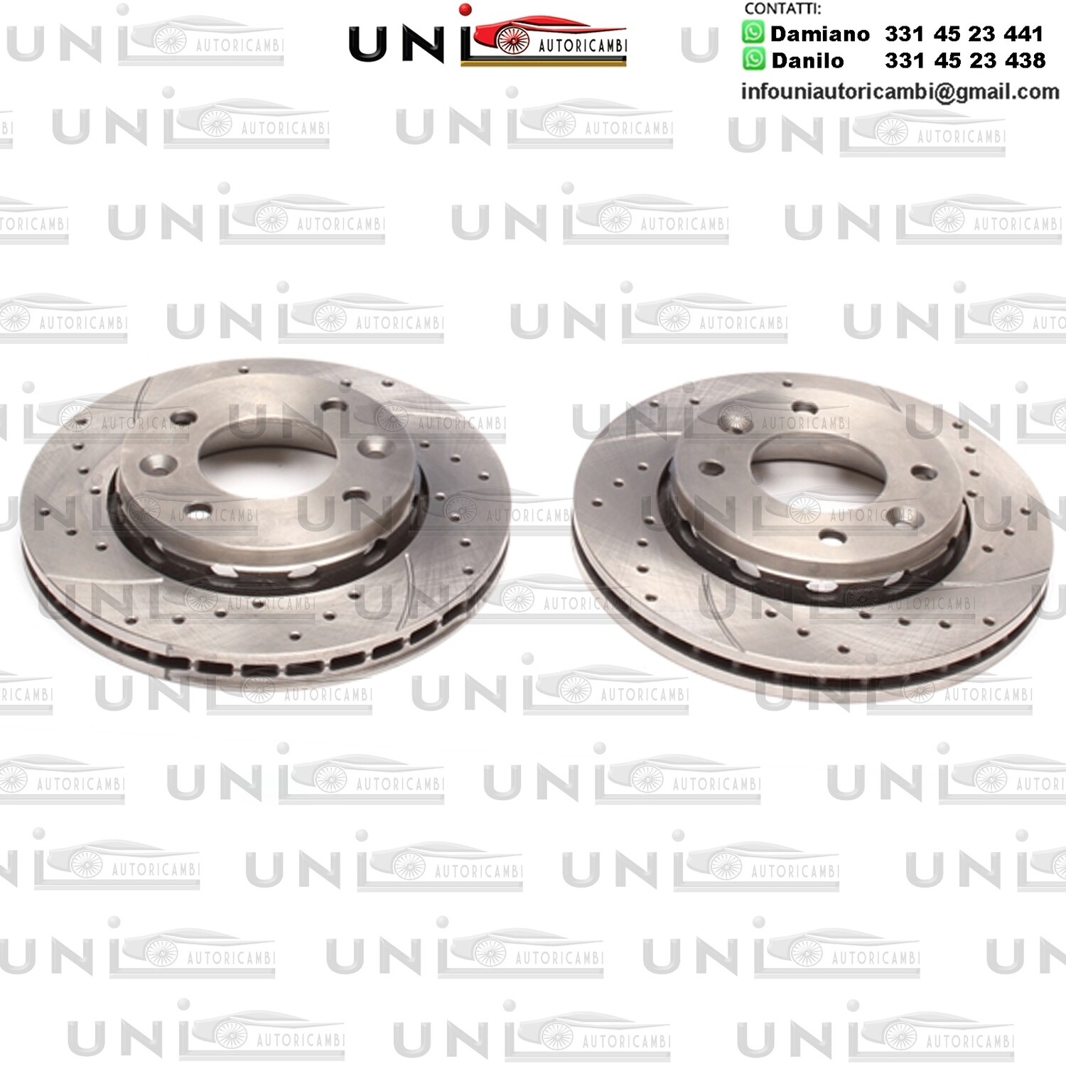 2X Dischi Sportivi Anteriori Kia Carens / Clarus / Clarus Kombi