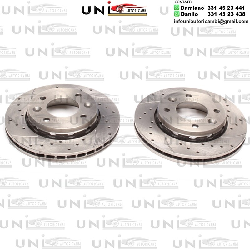 2X Dischi Sportivi Anteriori Kia Carens / Clarus / Clarus Kombi