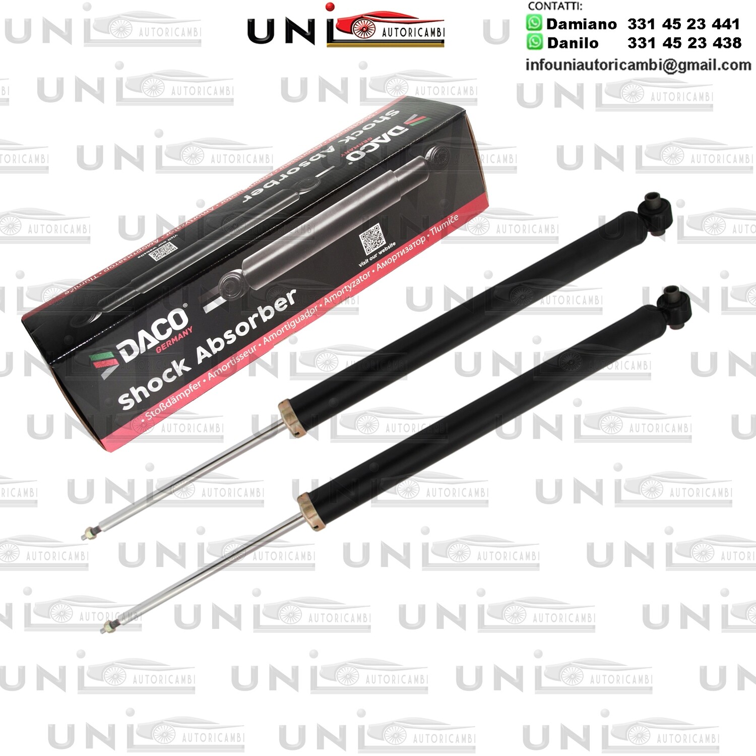 2X Ammortizzatore Anteriore Rinforzati a Gas MAZDA 3