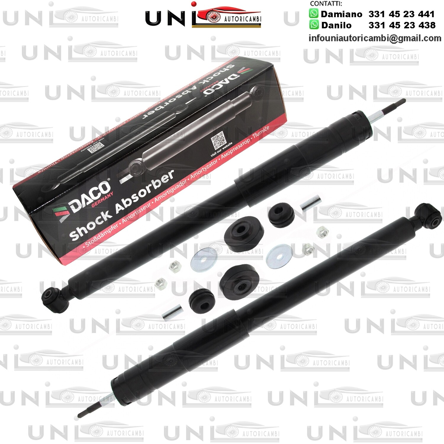 2X Ammortizzatore Anteriore Rinforzati a Gas MERCEDES CLASSE C