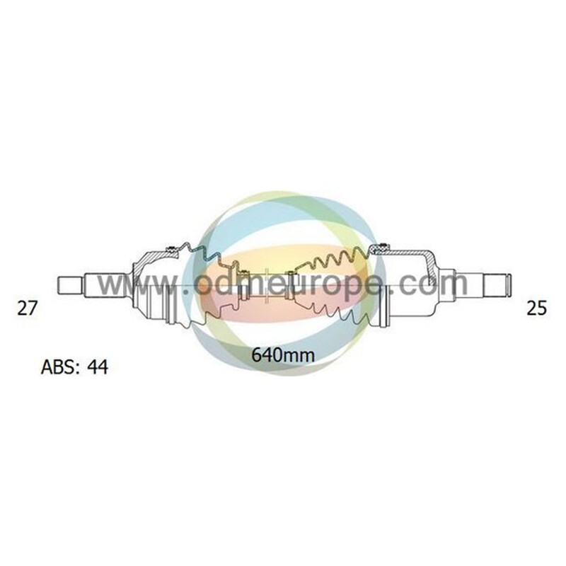 SEMIASSE/ALBERO MOTORE CAMBIO AUTOMATICO/MANUALE ANTERIORE SINISTRO Nissan Primera [P11] da 1996 a 2003 / Primera [WP11] da 1998 a 2002