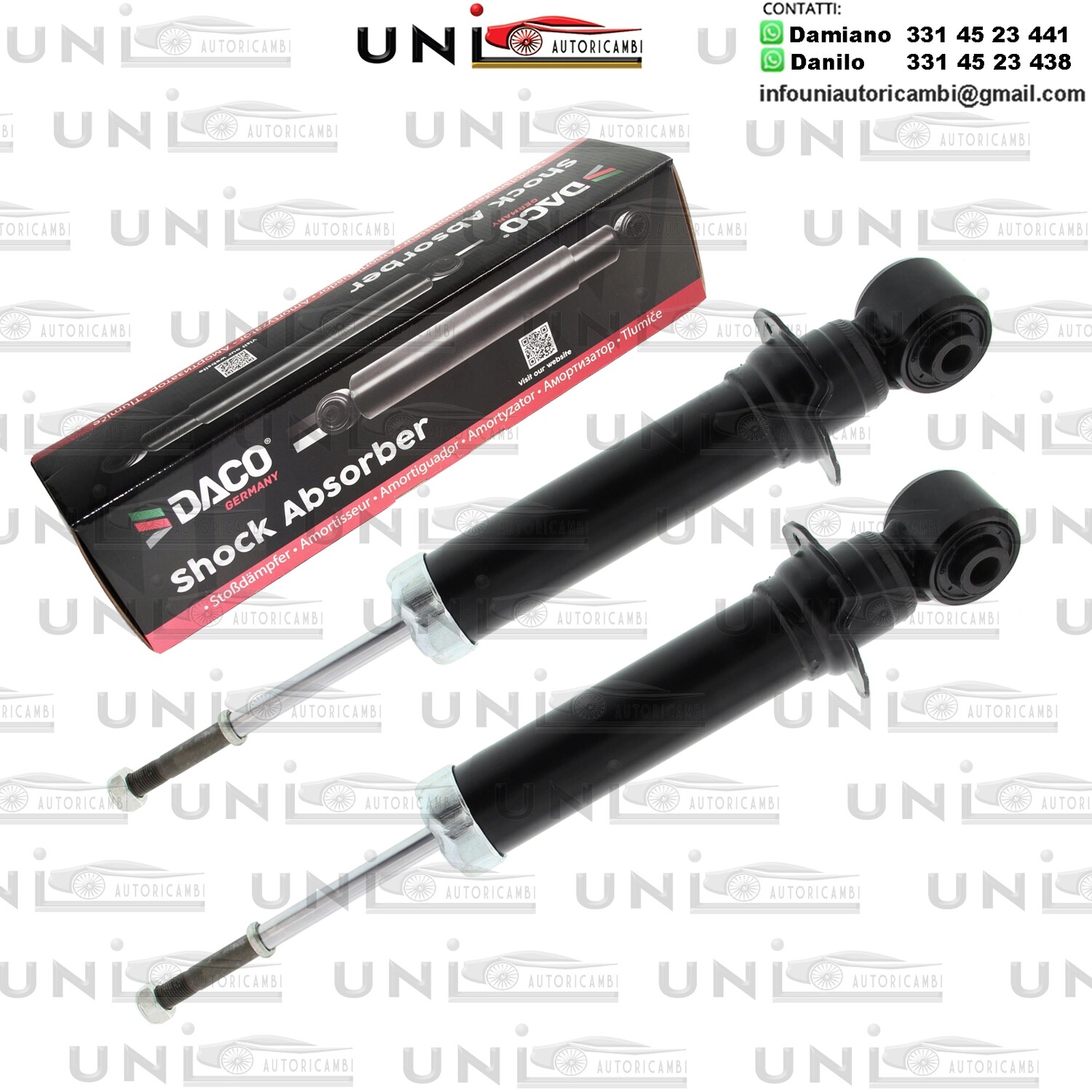 2X Ammortizzatore Anteriore Rinforzati a Gas TOYOTA AVENSIS