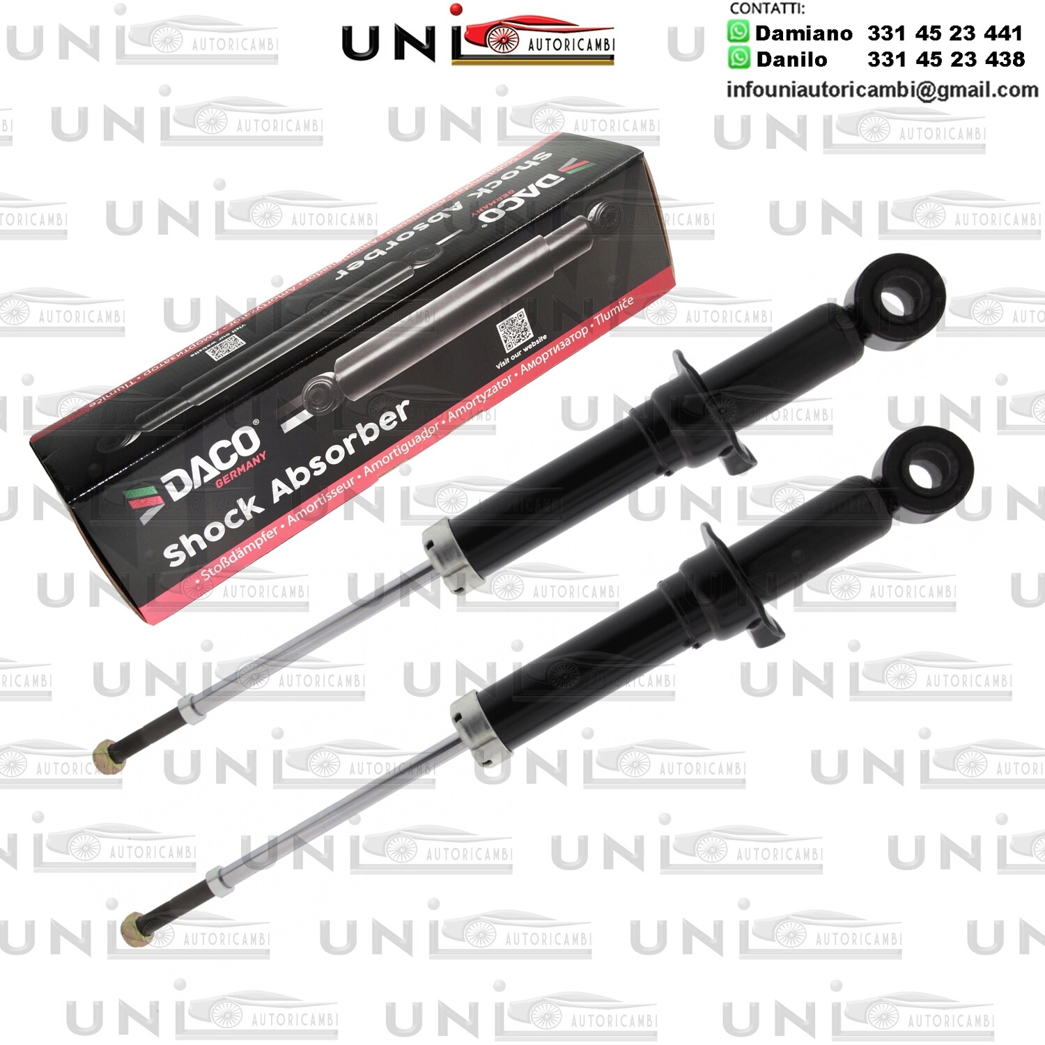 2X Ammortizzatore Anteriore Rinforzati a Gas​ TOYOTA COROLLA