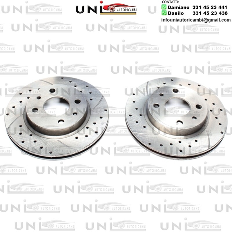 2X Dischi Sportivi Anteriori Lada 110 /111 / 112 / Samara / Samara Forma