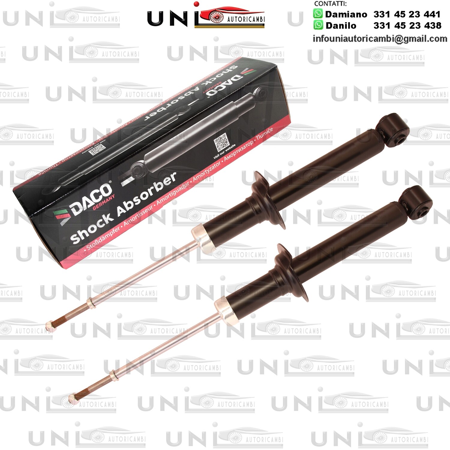 2X Ammortizzatore Anteriore Rinforzati a Gas VOLVO S40 I