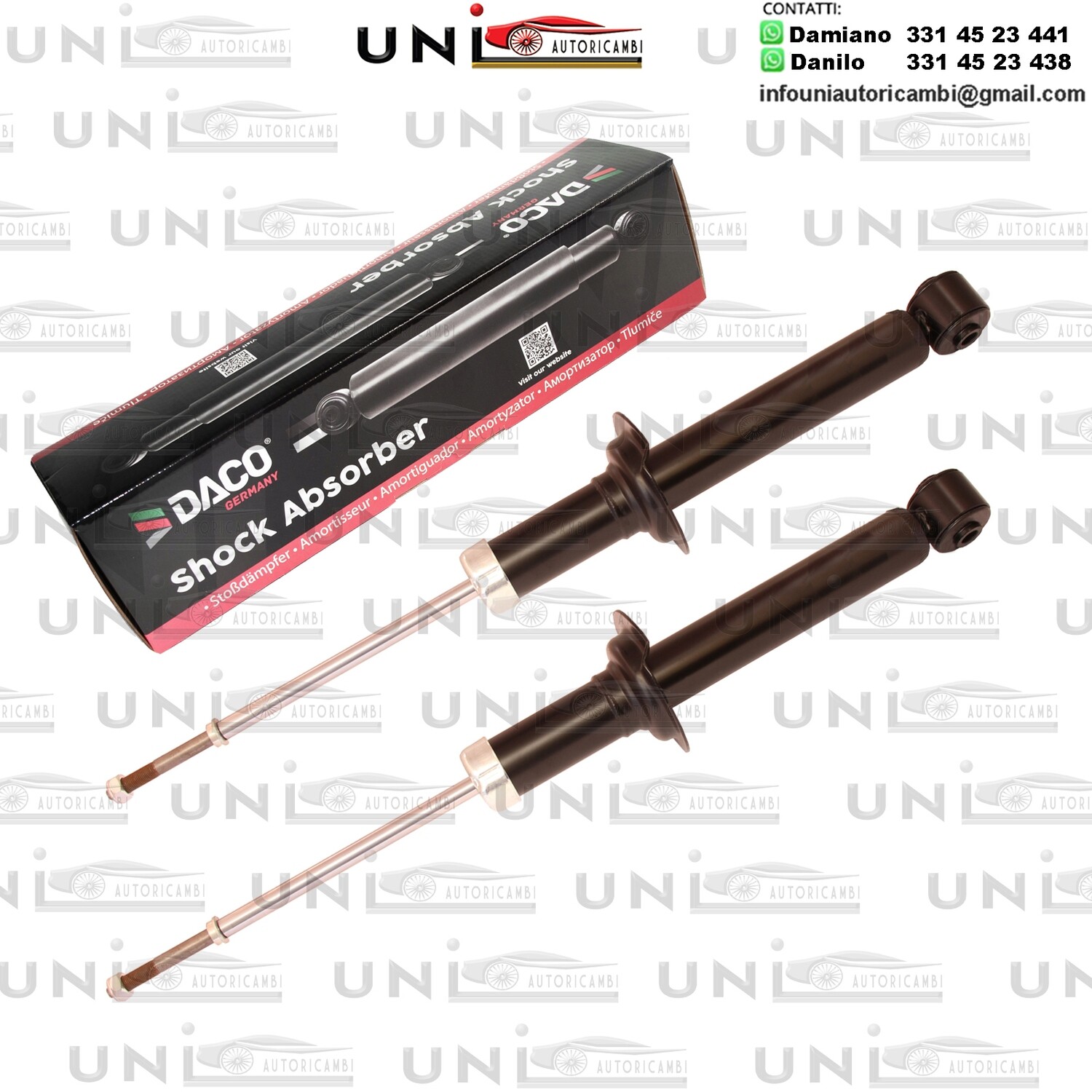 2X Ammortizzatore Anteriore Rinforzati a Gas VOLVO S40