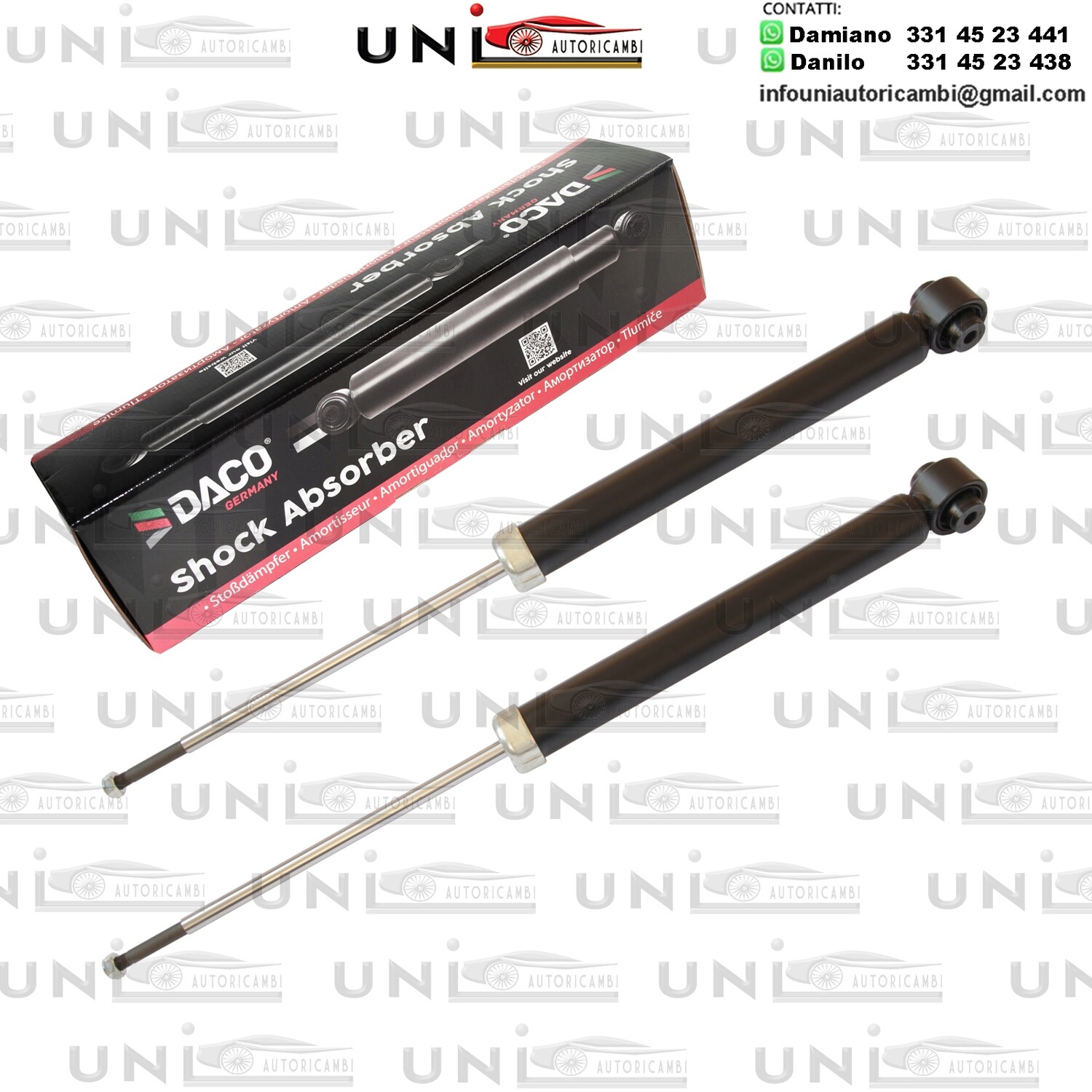 2X Ammortizzatore Anteriore Rinforzati a Gas CHEVROLET AVEO / KALOS DAEWOO KALOS