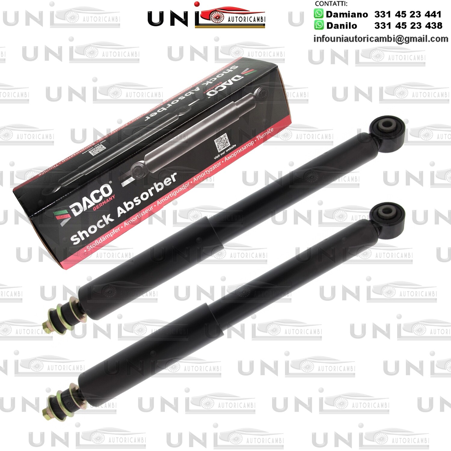 2X Ammortizzatore Anteriore Rinforzati a Gas SUZUKI GRAND / VITARA / X90