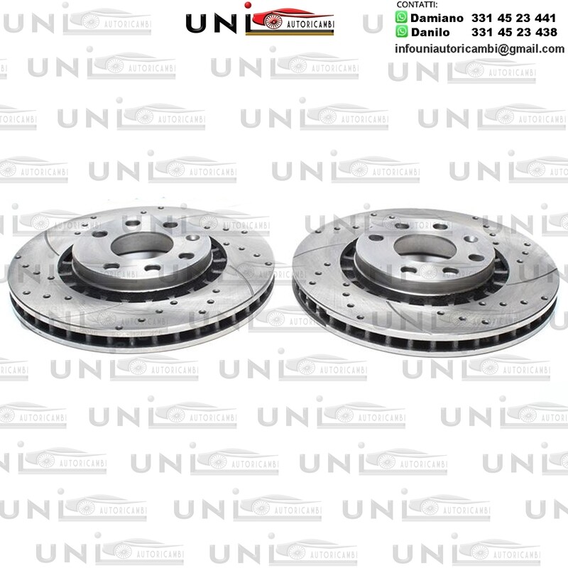 2X Dischi Sportivi Anteriori Daewoo Aranos,Espero/ Lotus Elan/ Opel Astra F,Vectra