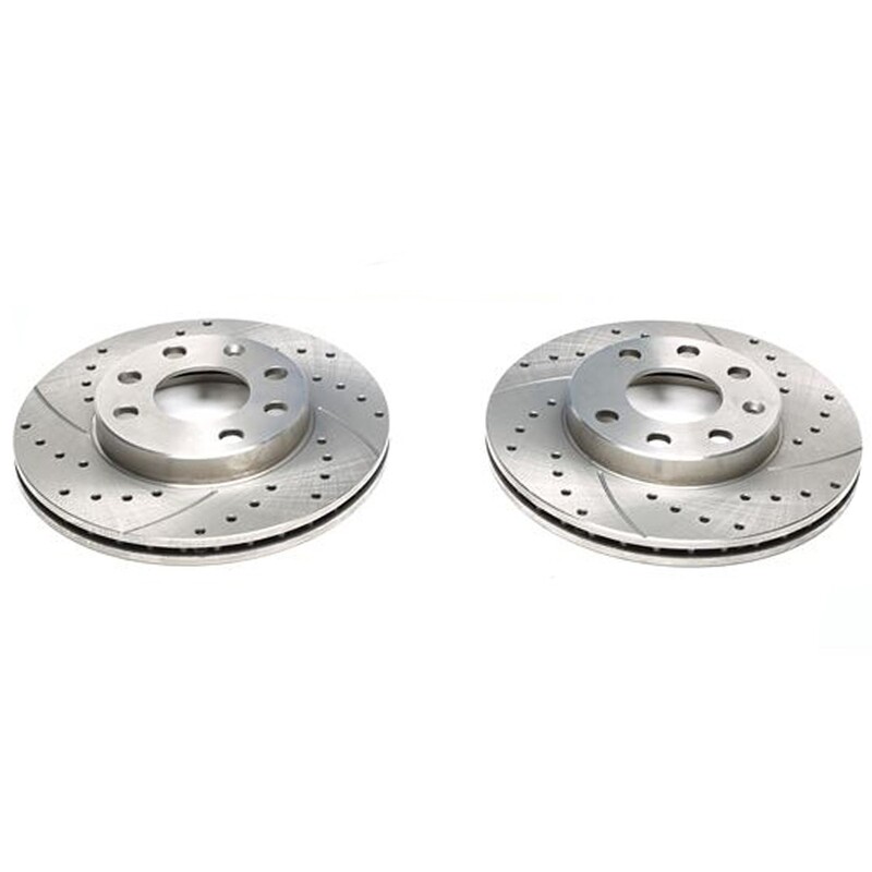 2X Dischi Sportivi Posteriori Chevrolet Aveo / Kalos / Ascona C / Astra F / Corsa A + B / Kadett D + E / Vectra A