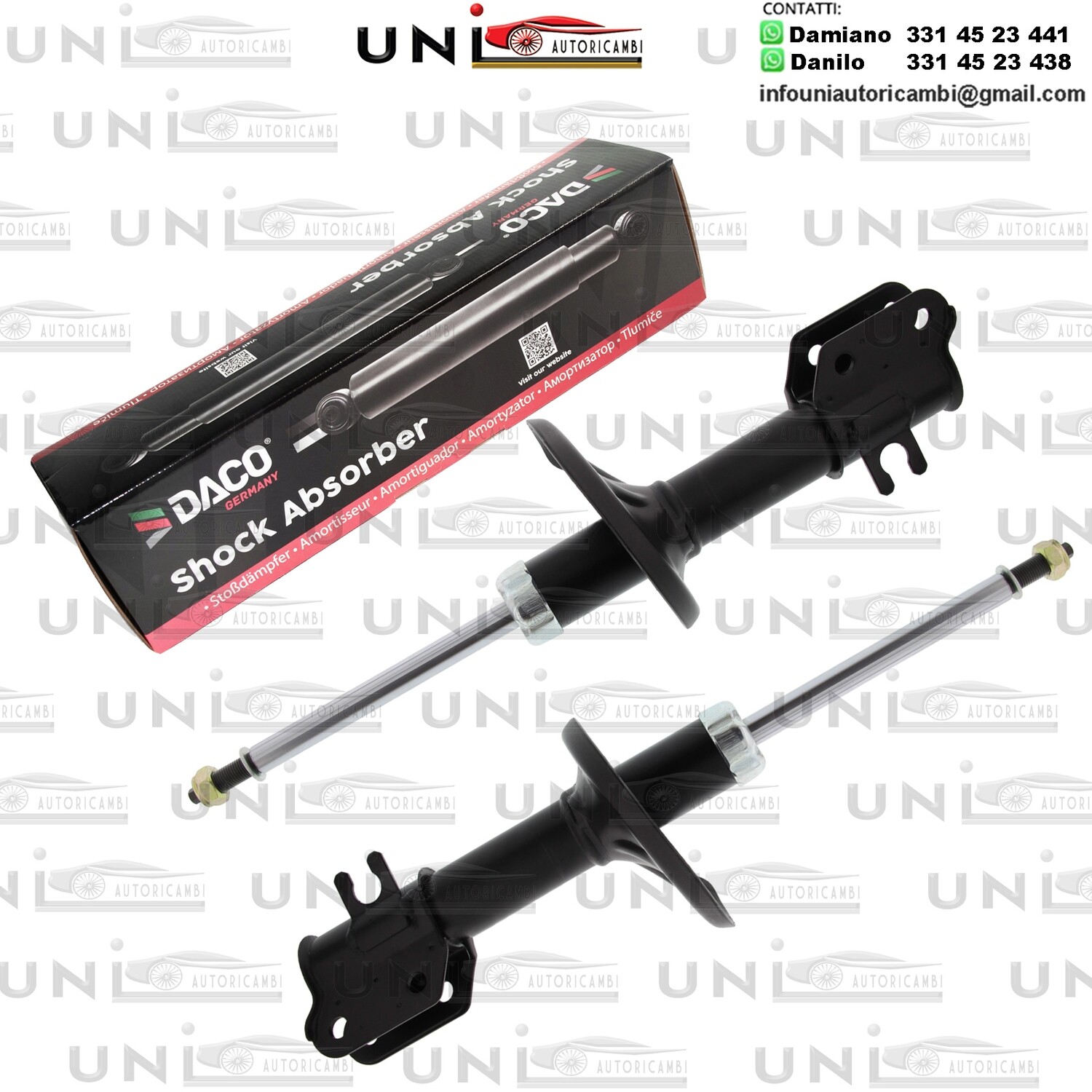 2 Ammortizzatore Anteriore Rinforzati a Gas CHEVROLET MATIZ / SPARK