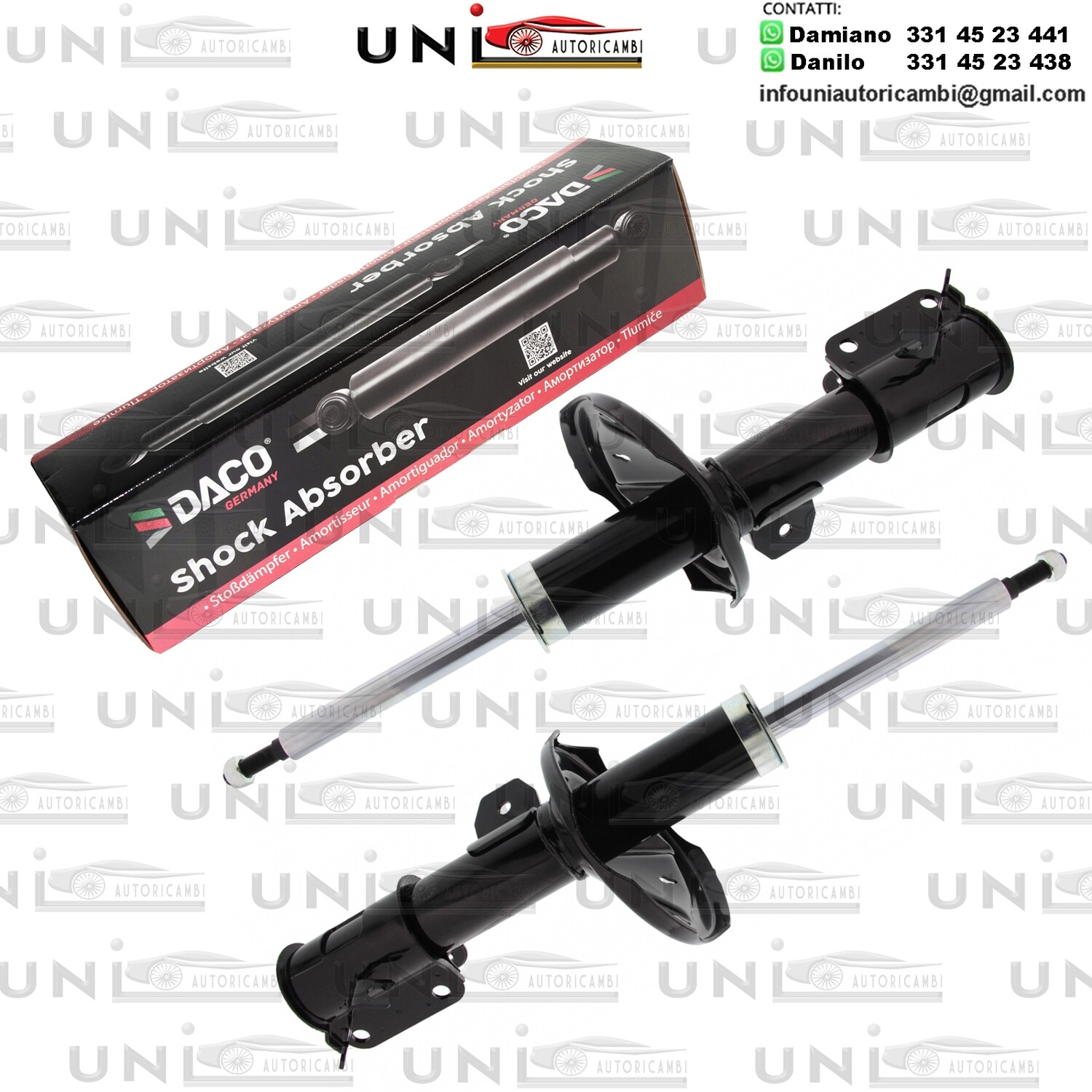 2 Ammortizzatore Anteriore Rinforzati a Gas CHEVROLET LACETTI / NUBIRA / OPTRA DAEWOO LACETTI NUBIRA