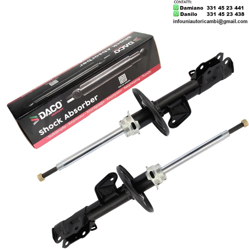 2 Ammortizzatore Anteriore Rinforzati a Gas HONDA JAZZ ll