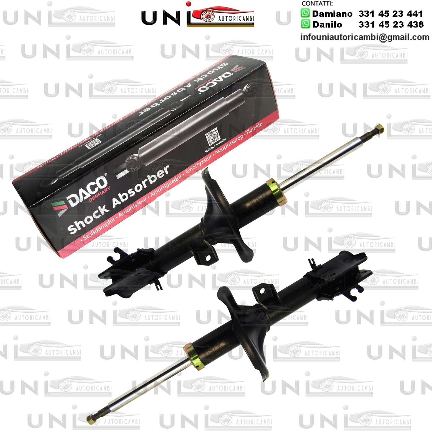 2 Ammortizzatore Anteriore Rinforzati a Gas HYUNDAI SANTA FE l