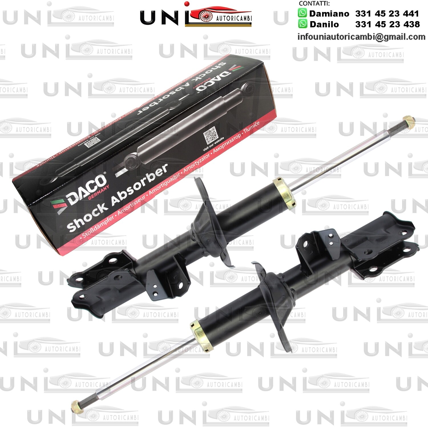 2 Ammortizzatore Anteriore Rinforzati a Gas KIA MORNING / PINCATO