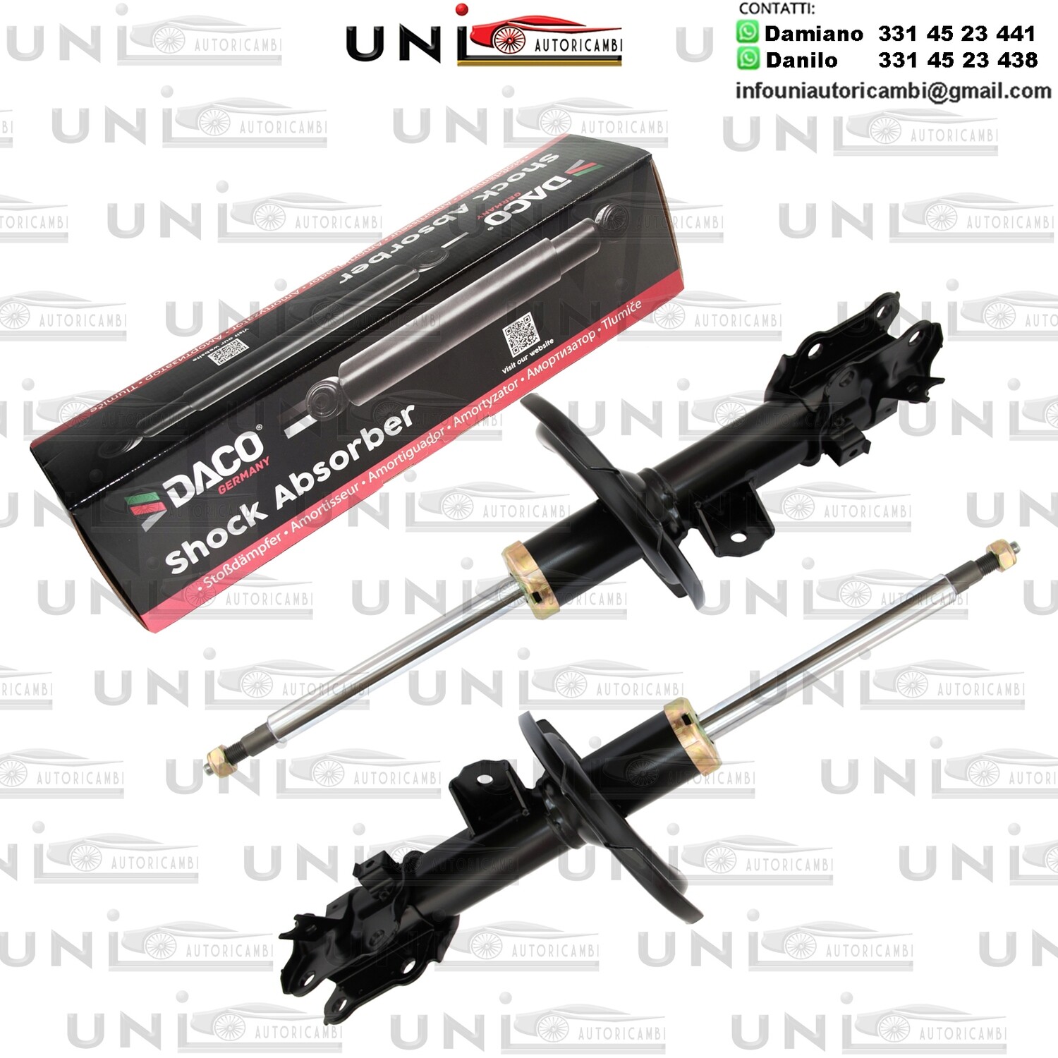 2 Ammortizzatore Anteriore Rinforzati a Gas HYUNDAI ACCENT III / IV / AVEGA III / VERNA III KIA RIO II