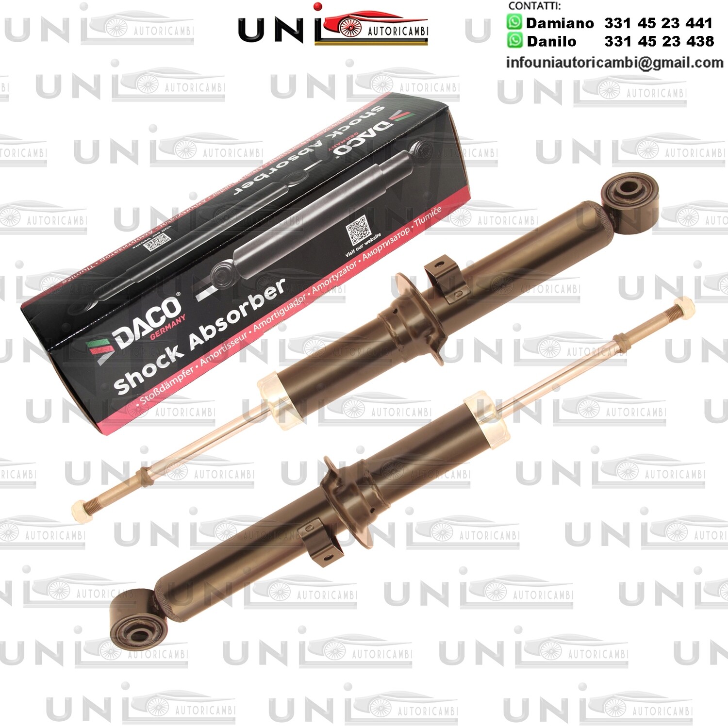 2 Ammortizzatore Anteriore Rinforzati a Gas KIA SORENTO I