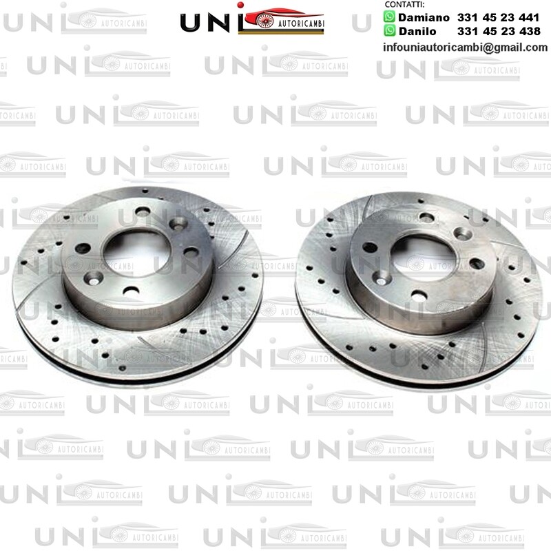 2X Dischi Sportivi Anteriori Dacia Solenza (B41, B41A, B41B, B41C) da 02.2003-