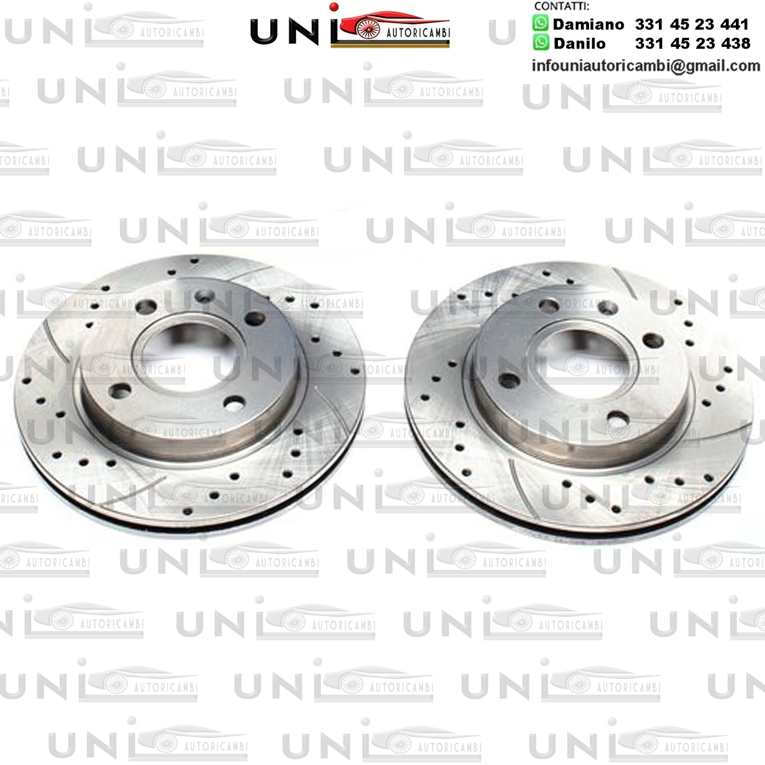 2X Dischi Sportivi Anteriori  Ford Escort V-VII / Escort V-VII Kombi / Escort V-VII Cabriolet / Escort Classic / Escort Express / Fiesta III+IV / Fiesta Kasten / Courier / Ka / Orion III / Puma / Mazd