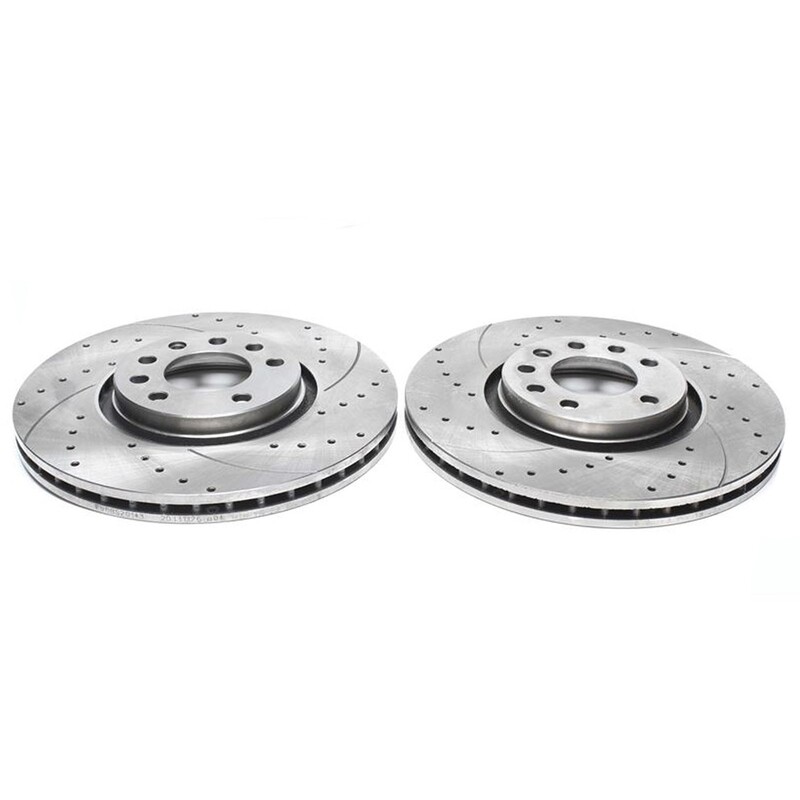2X Dischi Sportivi Anteriori Opel Astra F/G/H / Combo / Corsa C / Meriva / Zafira A/B/C / Saab 9-3/9-5