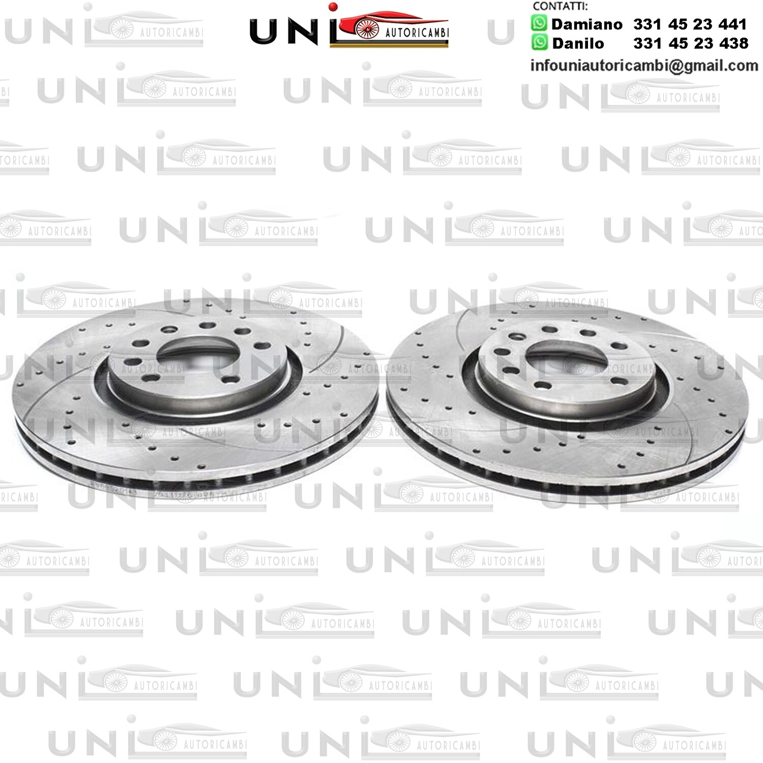 2X Dischi Sportivi Anteriori Opel Astra F/G/H / Combo / Corsa C / Meriva / Zafira A/B/C / Saab 9-3/9-5