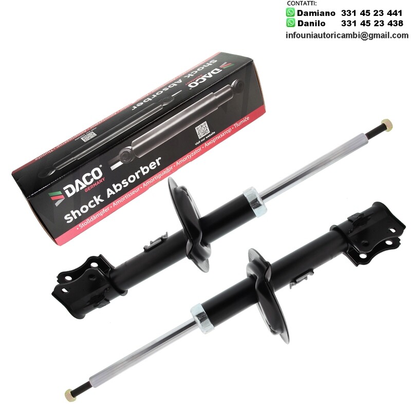 2 Ammortizzatore Anteriore Rinforzati a Gas OPEL AGILA SUZUKI SPLASH / SWIFT III