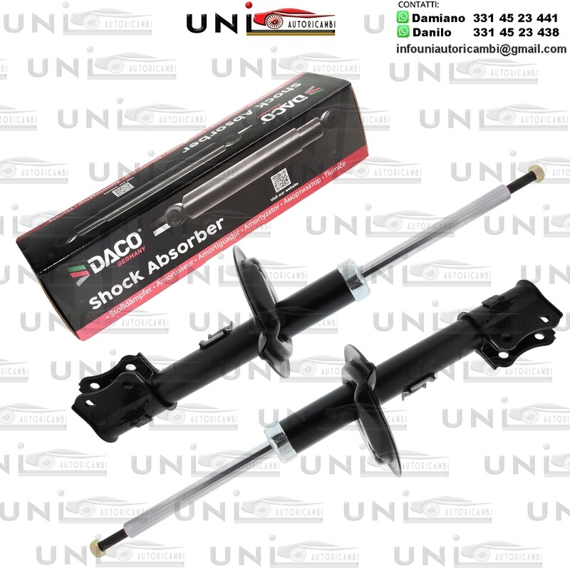 2 Ammortizzatore Anteriore Rinforzati a Gas OPEL AGILA SUZUKI SPLASH / SWIFT III