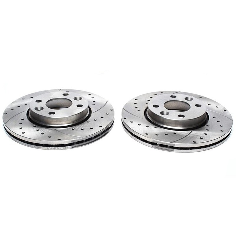 2X Dischi Sportivi Anteriori Dacia Logan / Nissan Micra / Renault Clio III,Modus