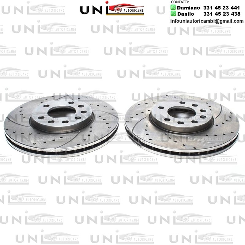 2X Dischi Sportivi Anteriori Fiat Croma / Opel Signum / Vectra C / Saab 9-3