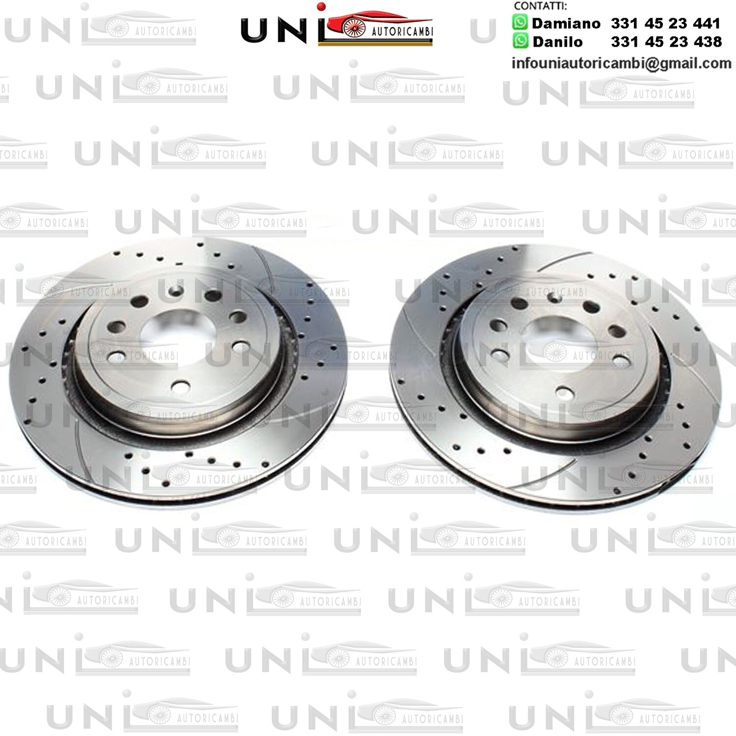 2X Dischi Sportivi Posteriori Fiat Croma / Opel Vectra C / Vectra C GTS / Saab 9-3 / 9-3 Cabriolet