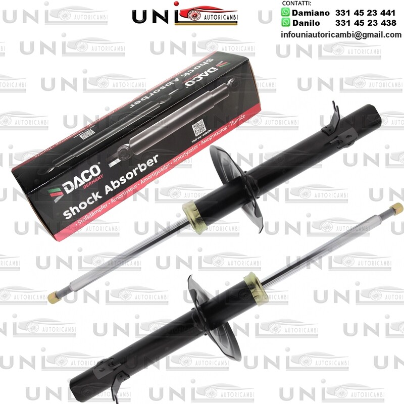 2 Ammortizzatore Anteriore Rinforzati a Gas CITROEN C1 PEUGEOT 107 TOYOTA AYGO