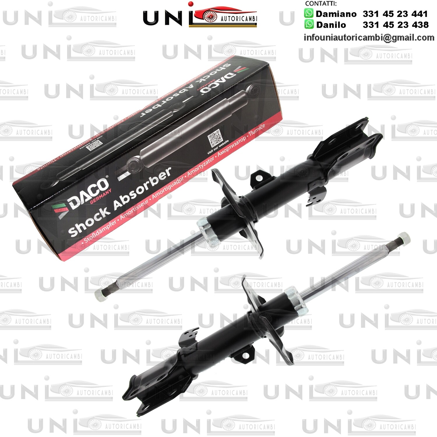 2 Ammortizzatore Anteriore Rinforzati a Gas TOYOTA AVENSIS