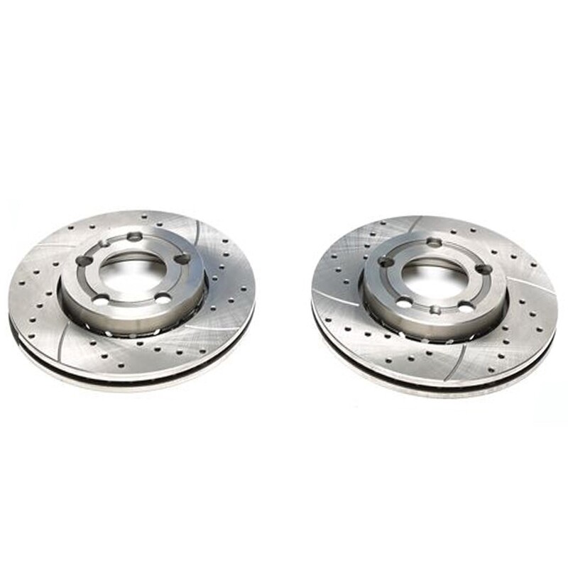 2X Dischi Sportivi Anteriori Skoda Fabia / Fabia Praktik / VW Fox / Polo 9N / Polo 9A Stufenheck